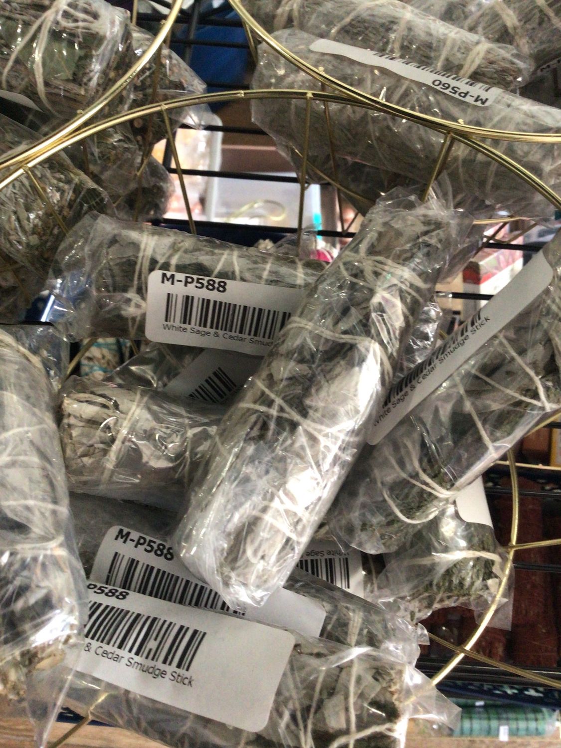 White Sage and Cedar 4"