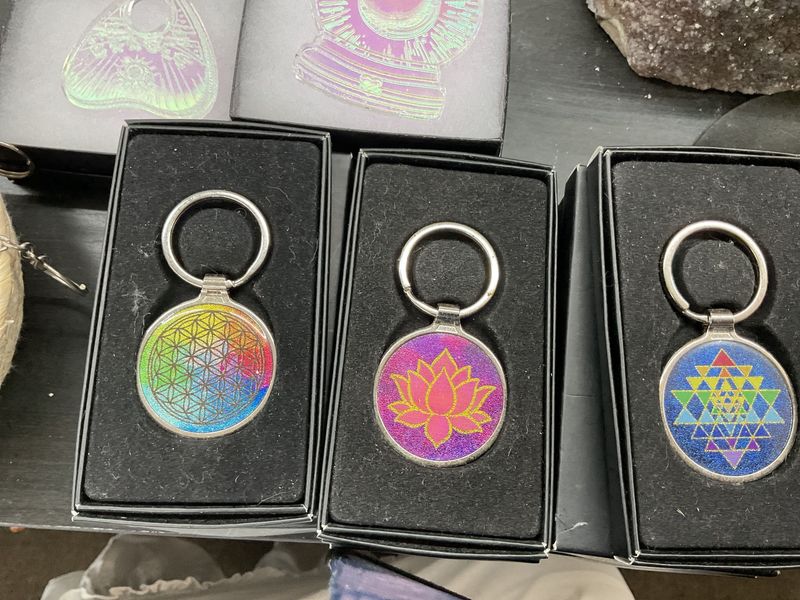 Flower of Life Chakra Key Chain