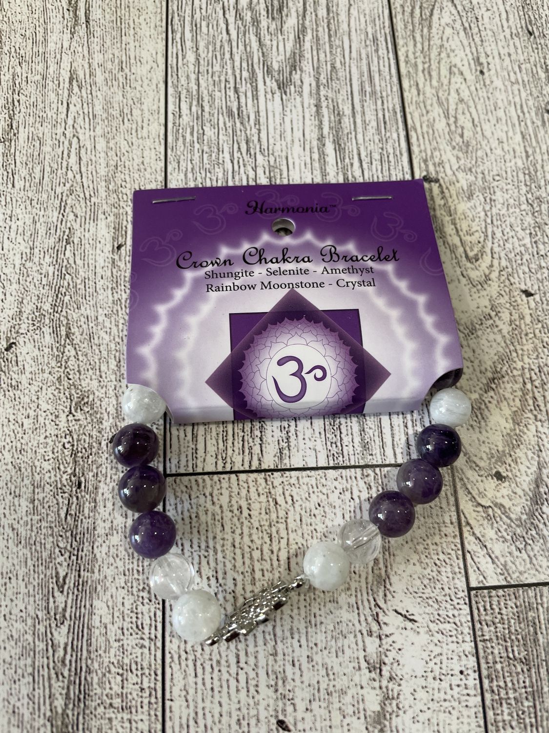 Crown Chakra Charm Bracelet 