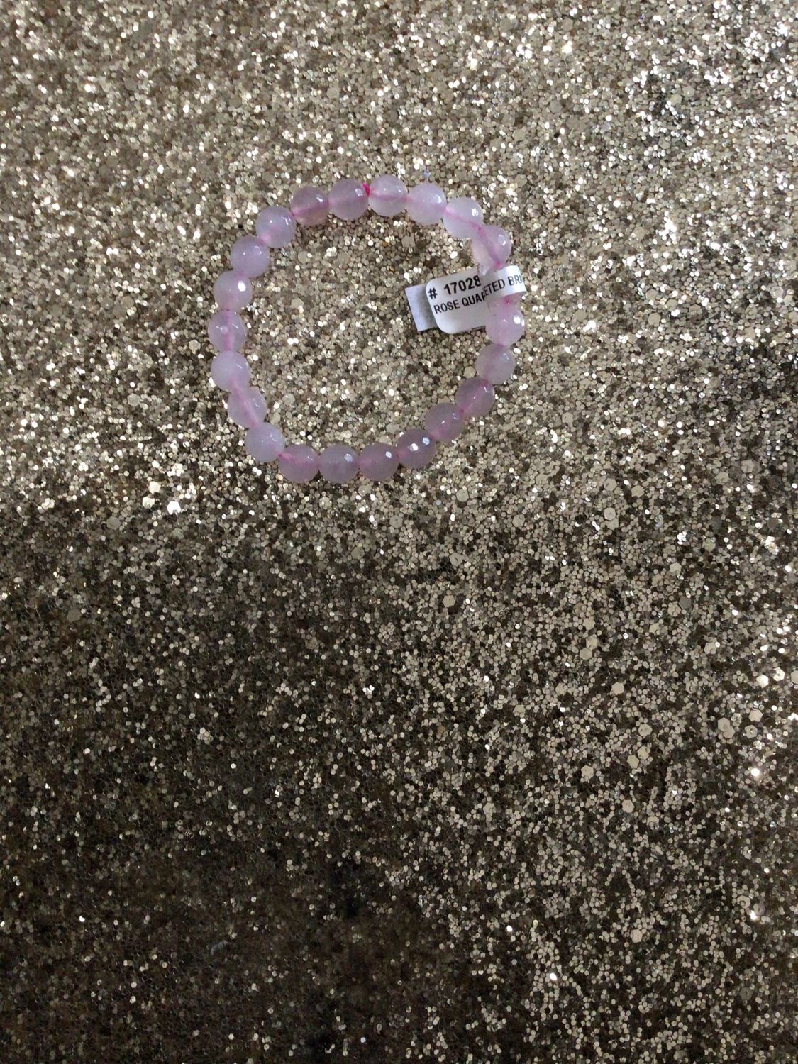 Rose Quartz Bracelet (Faceted)