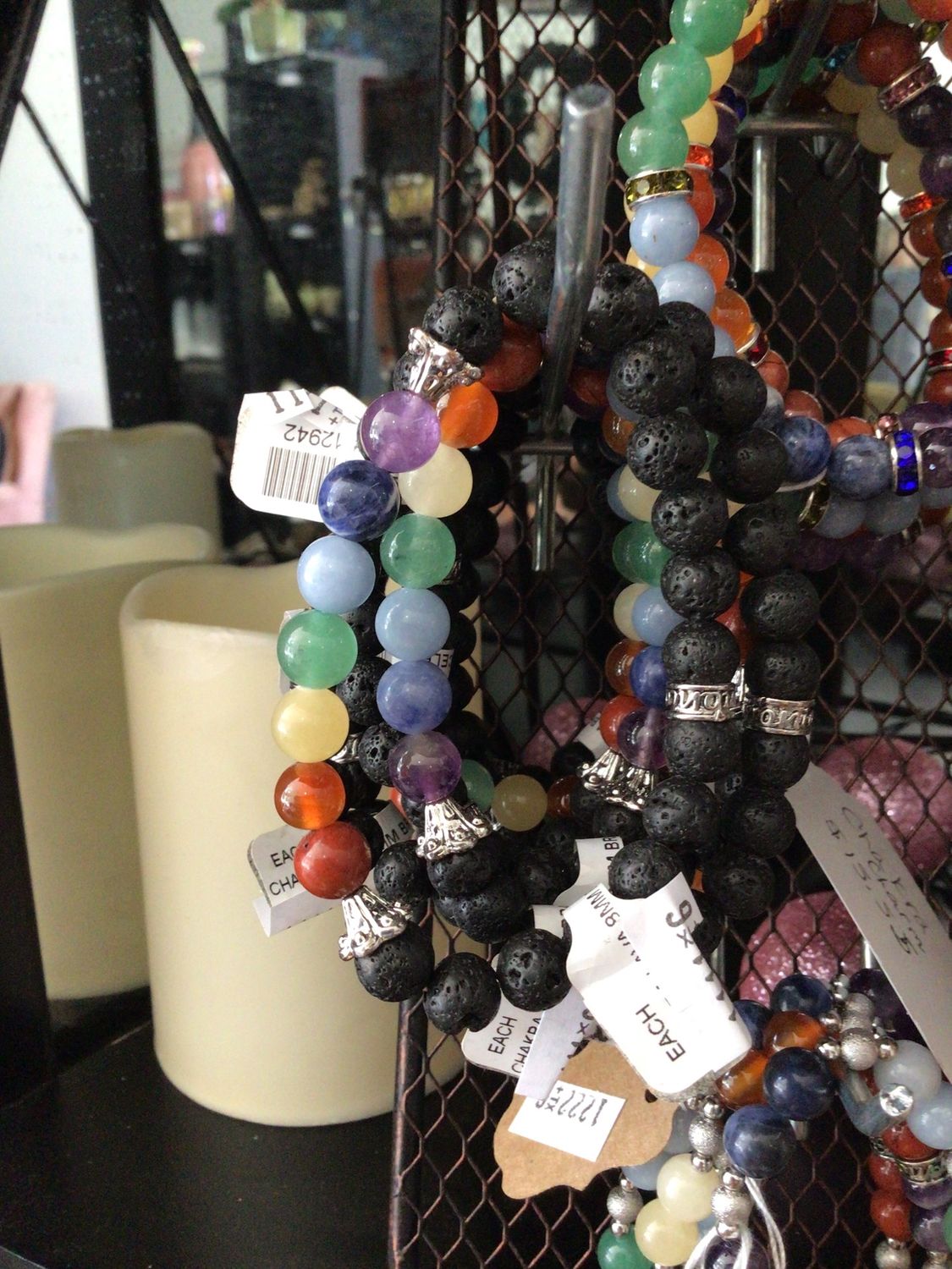 Chakra Bracelet Lava