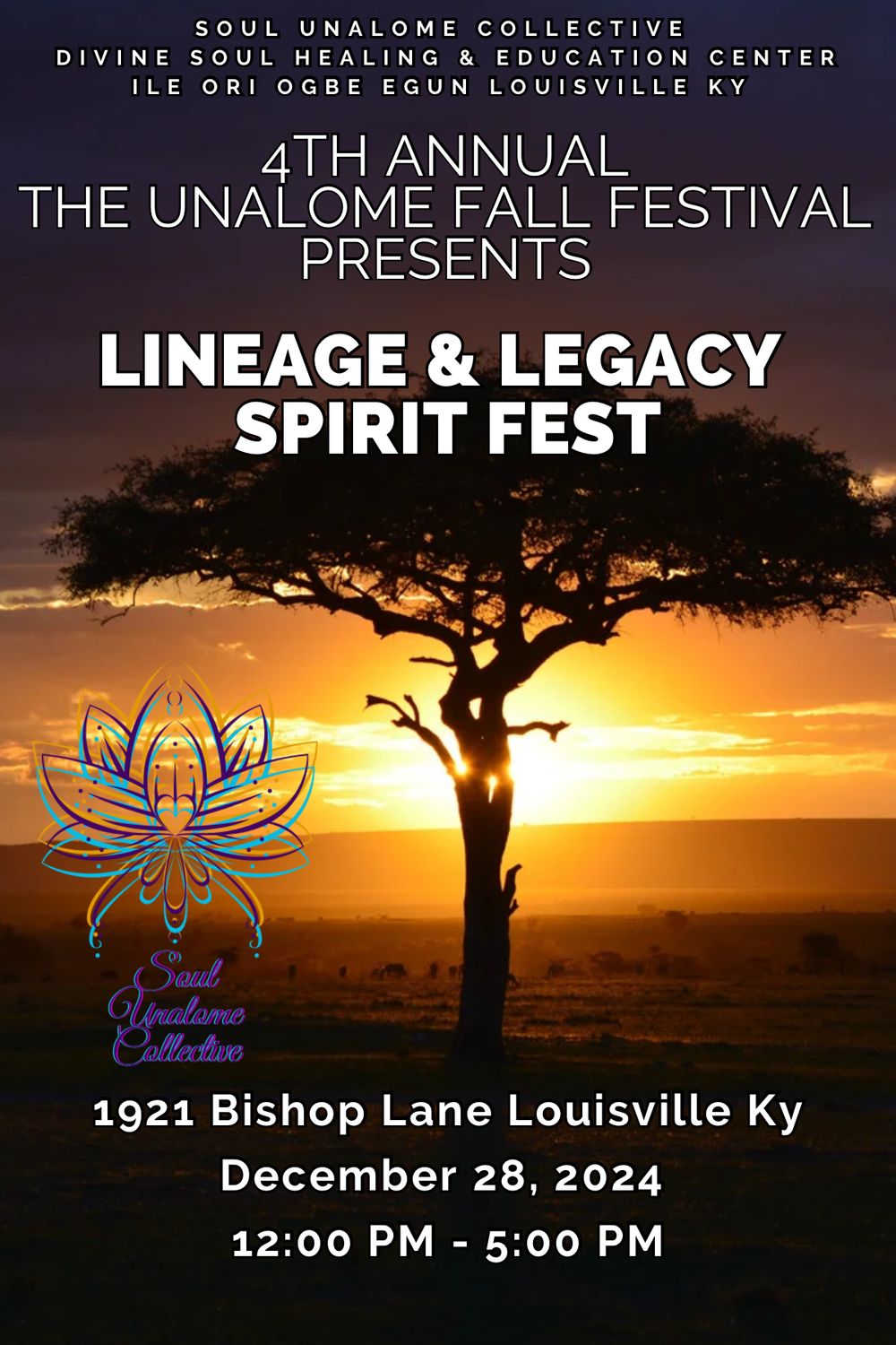 Legacy Champion Sponsor - Lineage &amp; Legacy Spirit Fest
