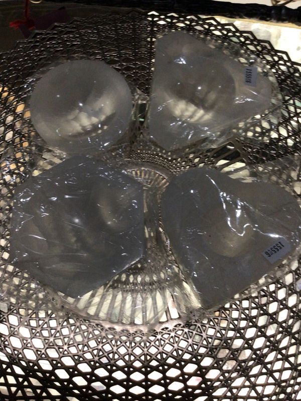 Selenite Bowls/CandleHolders Lg