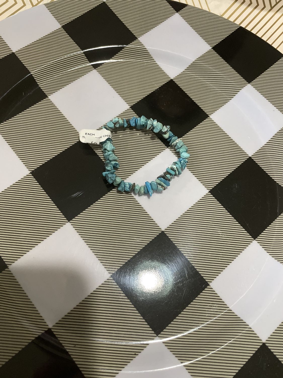 Turquoise Chip Bracelet