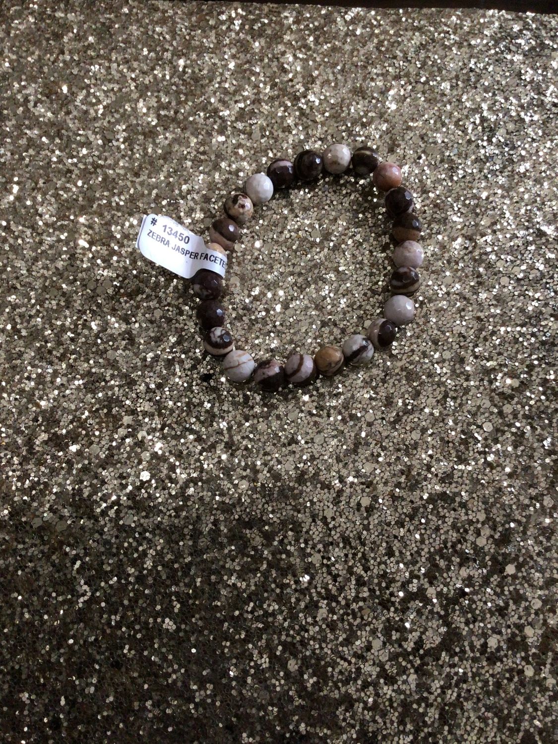 Zebra Jasper Bracelet (Faceted)
