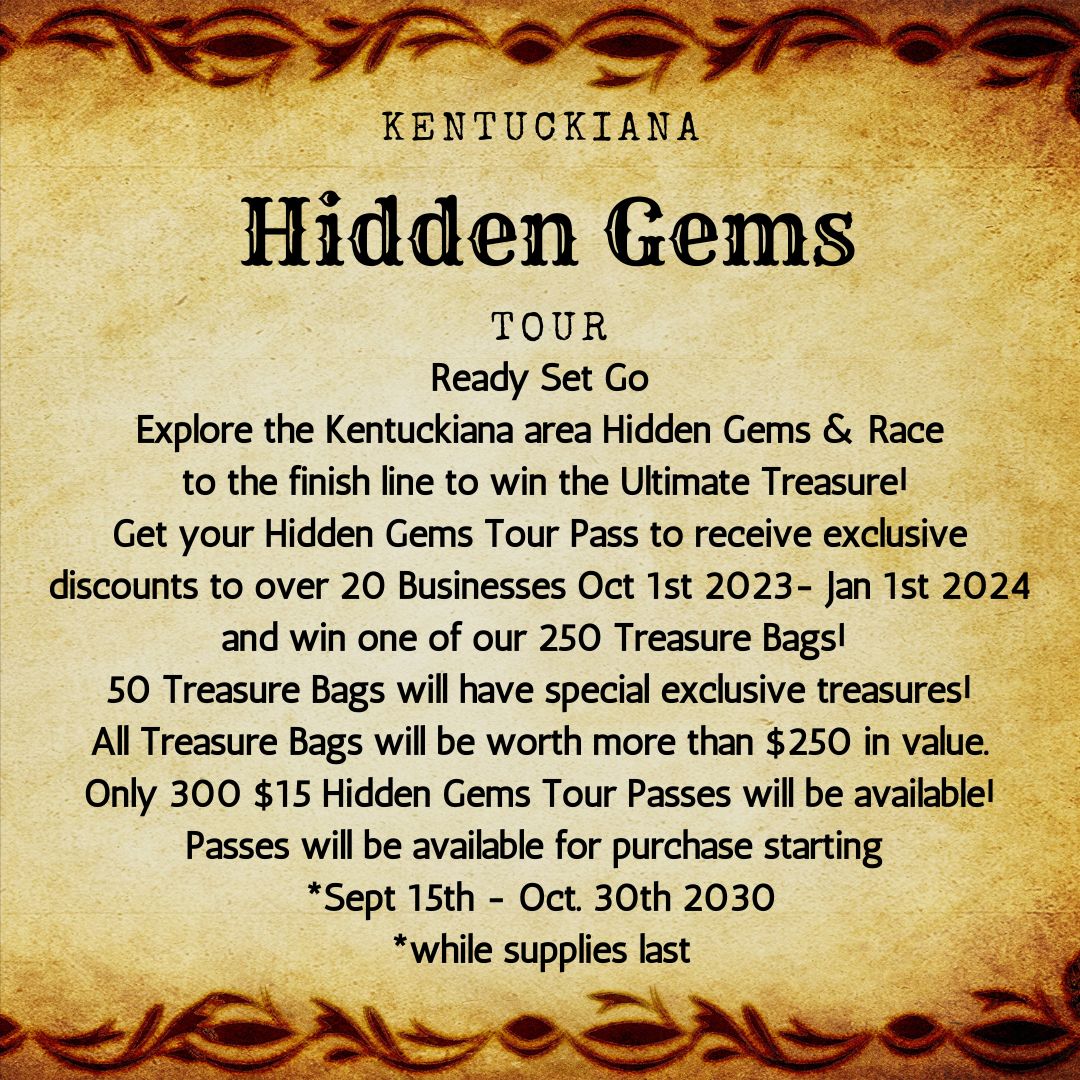 Kentuckiana Hidden Gems Tour Pass