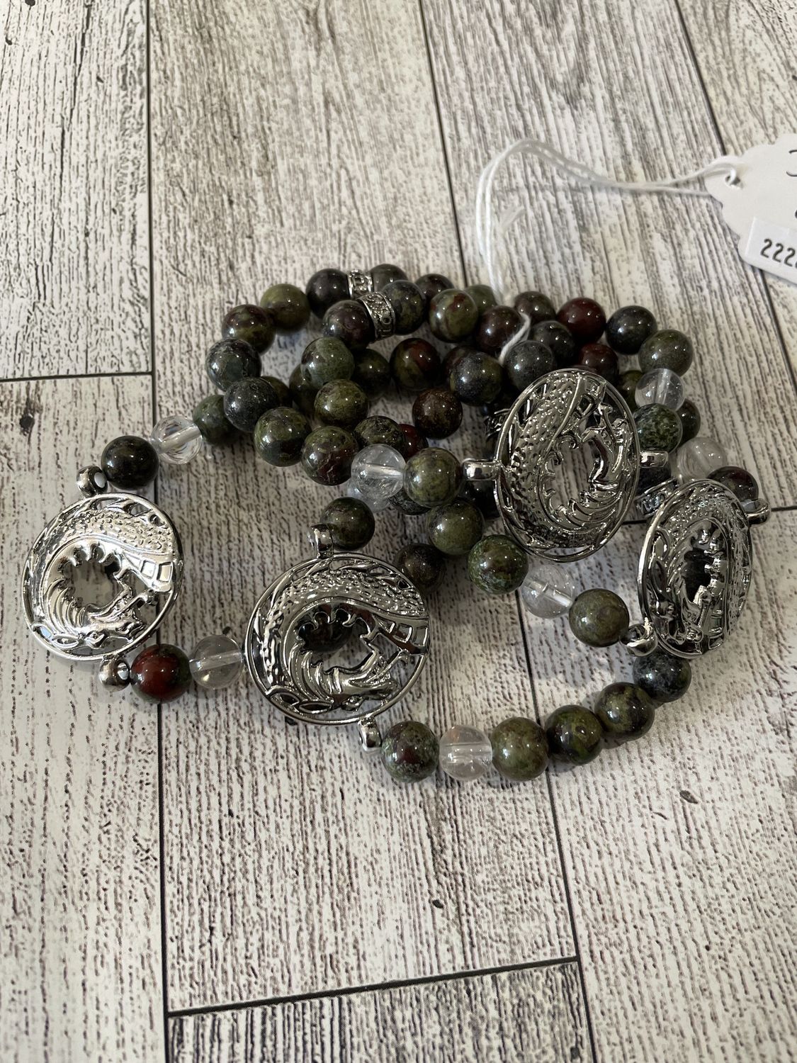 Dragon's Blood Quartz Charm Bracelet 