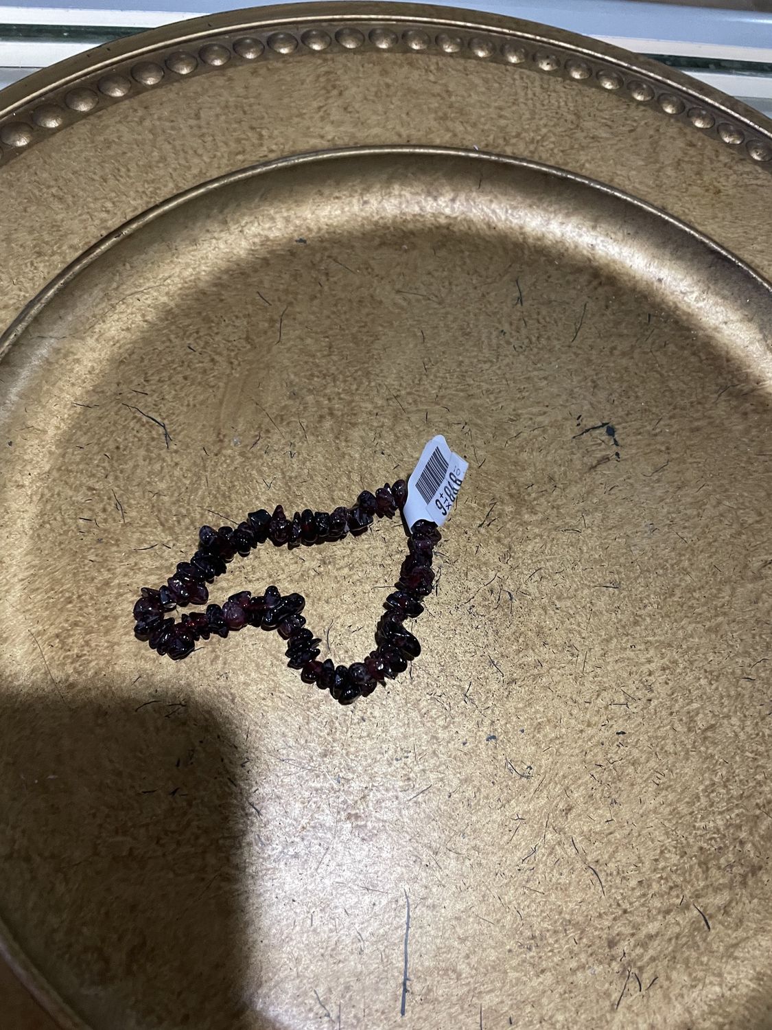 Garnet Chip Bracelet
