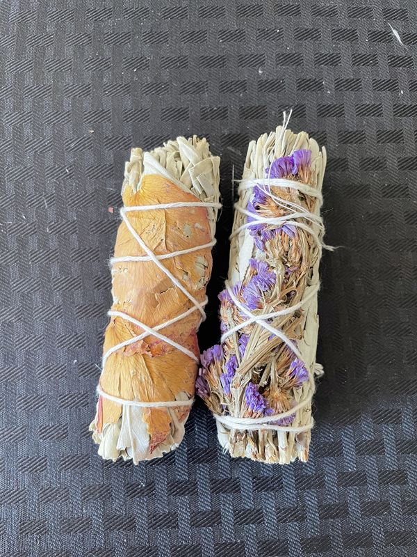 White Sage, Eucalyptus, Mullein, Red Leaf Sage Bundle