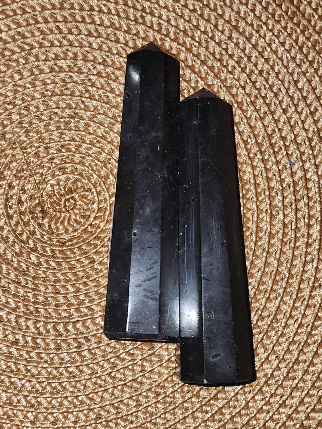 Black Tourmaline Polished Points
