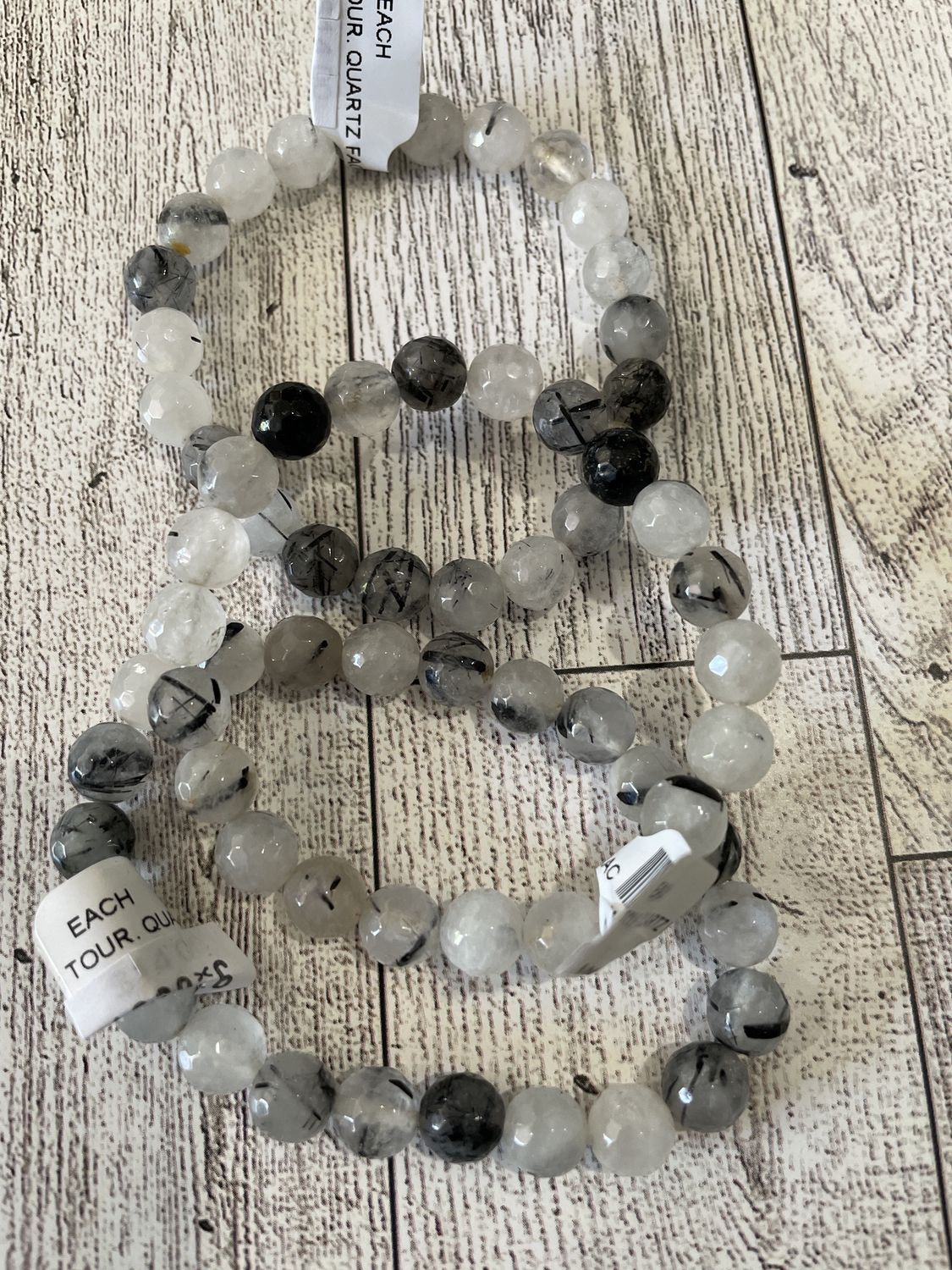 Tourmaline Quartz Faceted