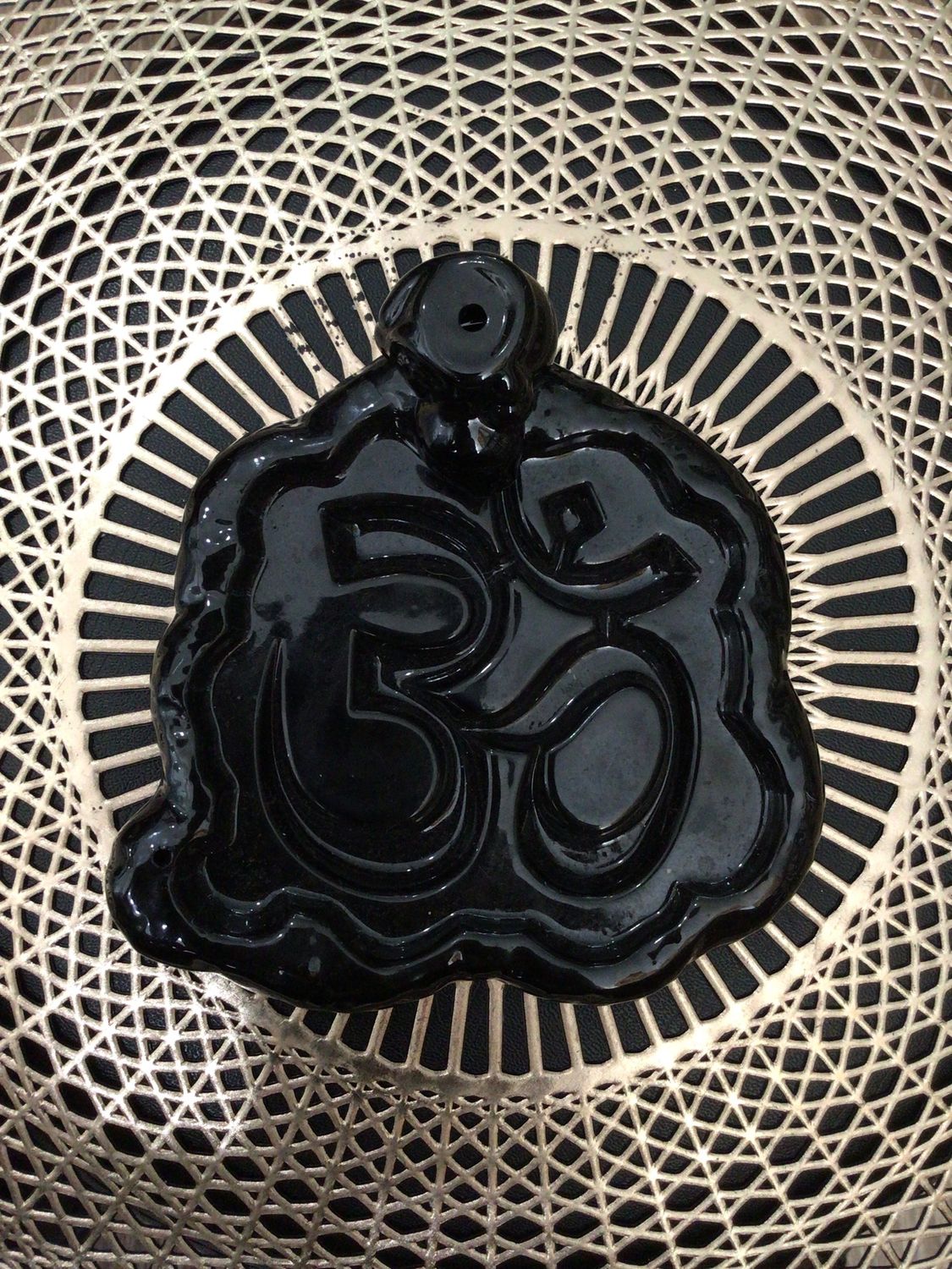 OM Incense Burner