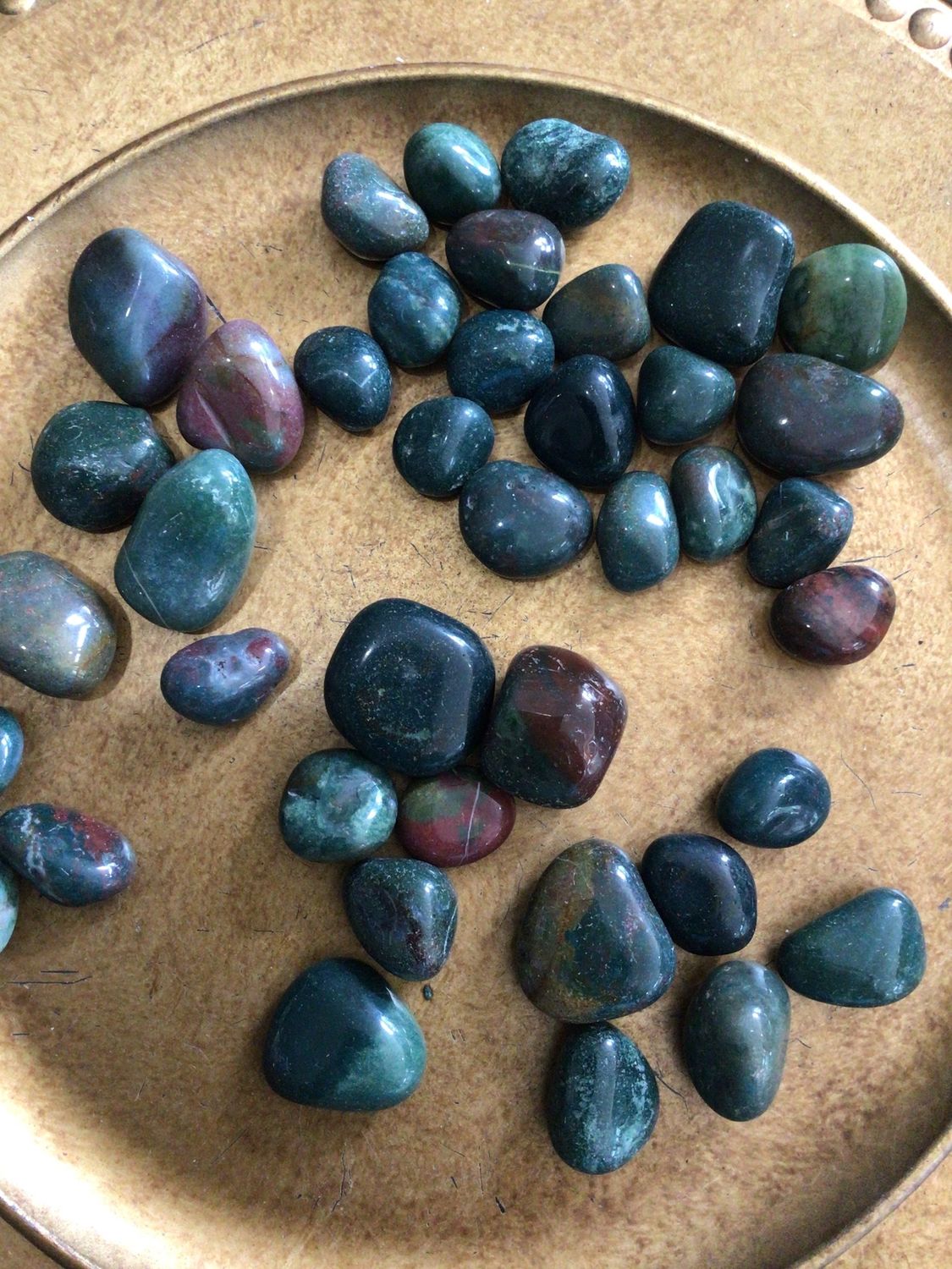 African Bloodstone Polished Tumble Lg