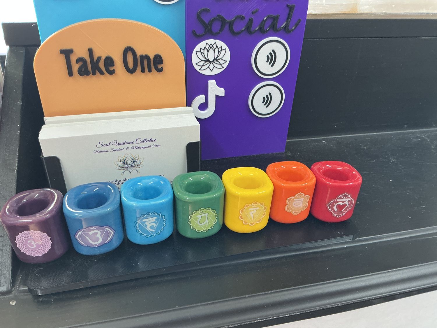 Chime Candle Holder - Chakra Design