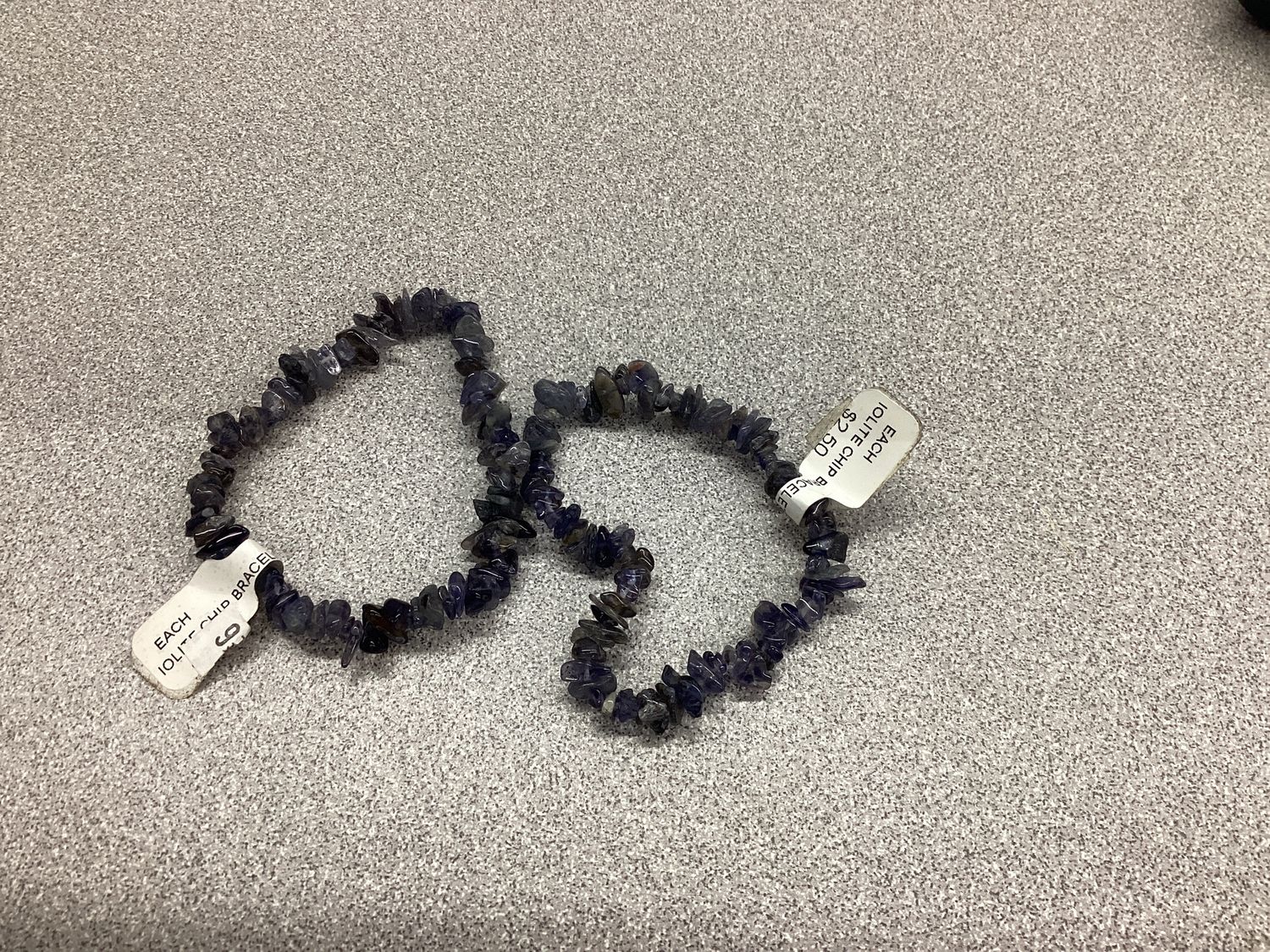 Iolite Chip Bracelet