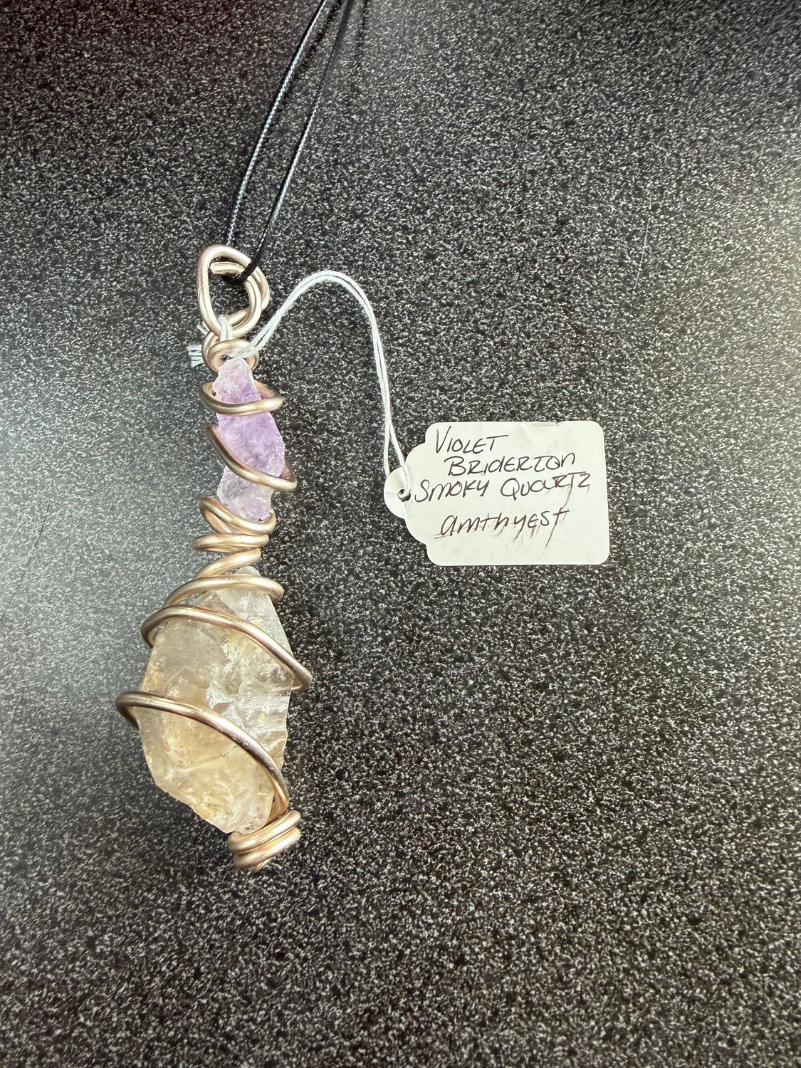 Violet Bridgerton (Smoky Quartz, Amethyst)