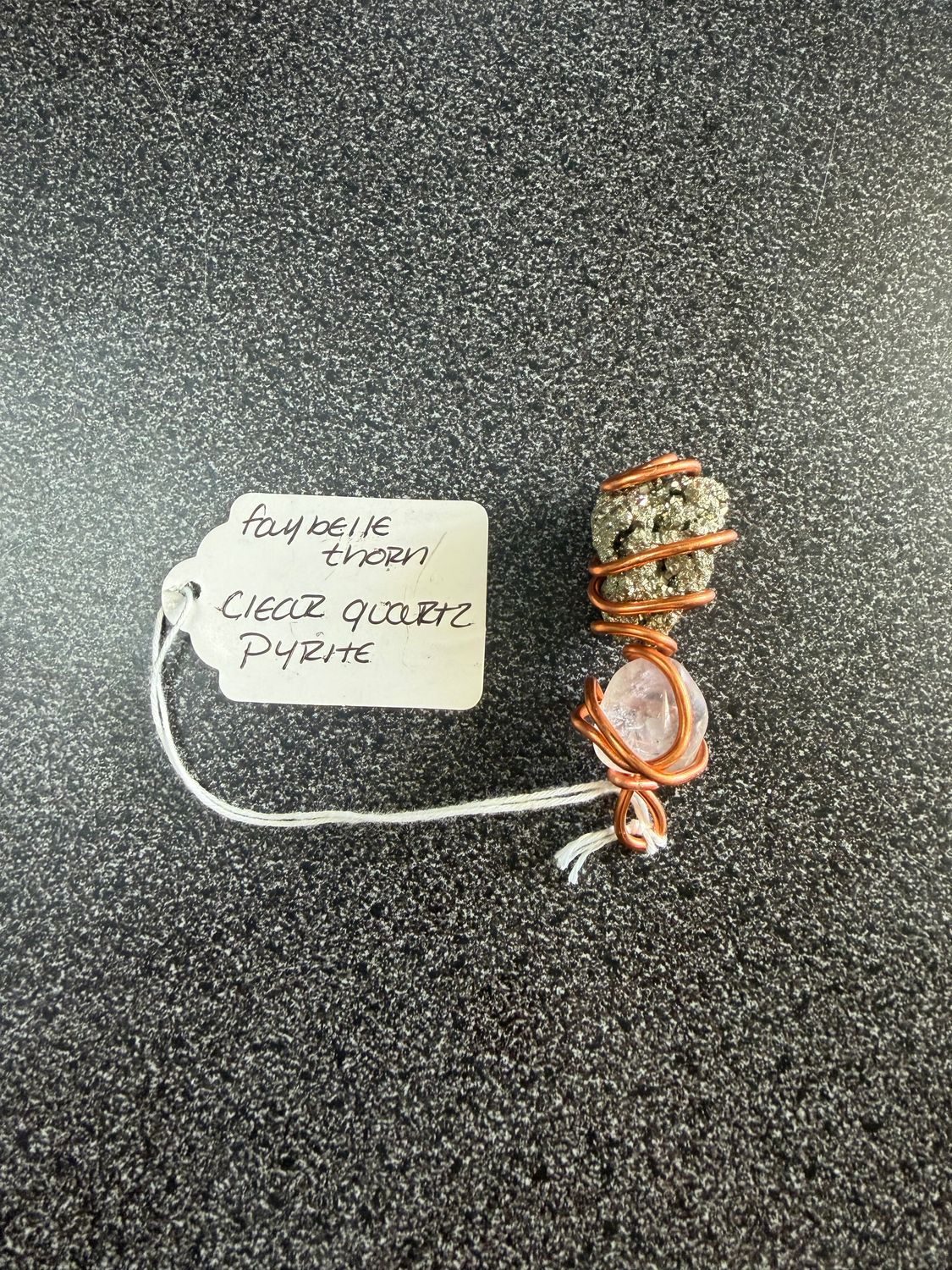Faybelle Thorn (Clear Quartz Pyrite)