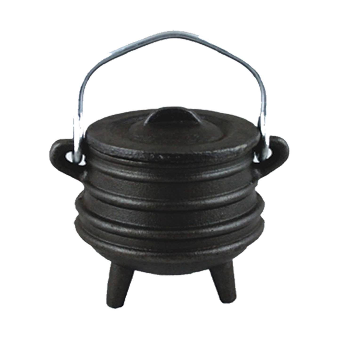 Cauldron w/ lid 4.5”
