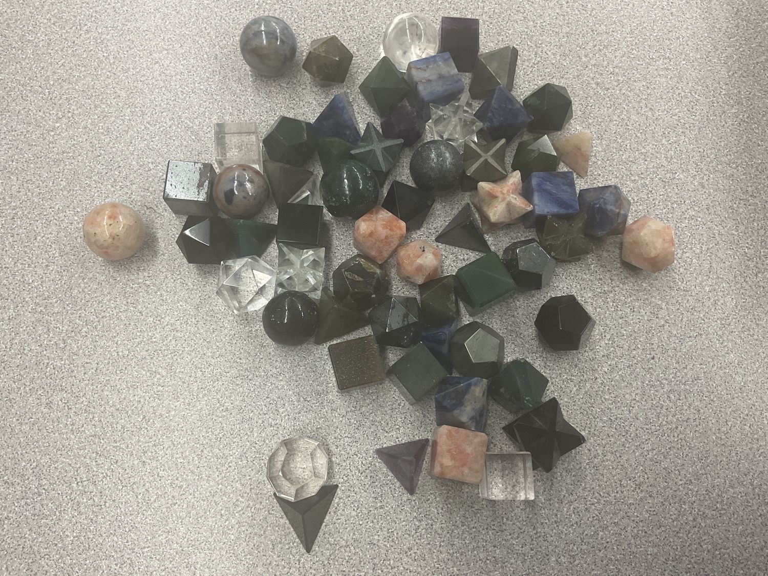 Mini Geo Shape  Crystals