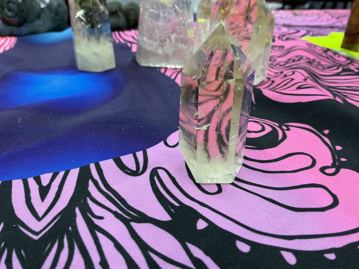 Citrine Clear Tower Points, Size: Small