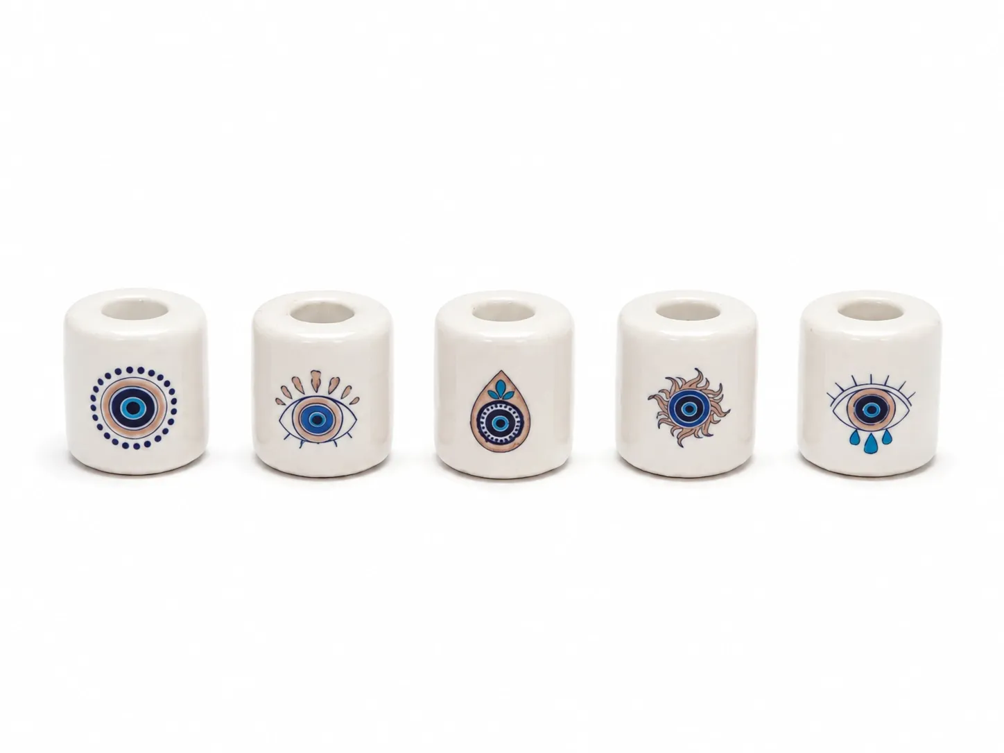 Chime Candle Holder - Evil Eye
