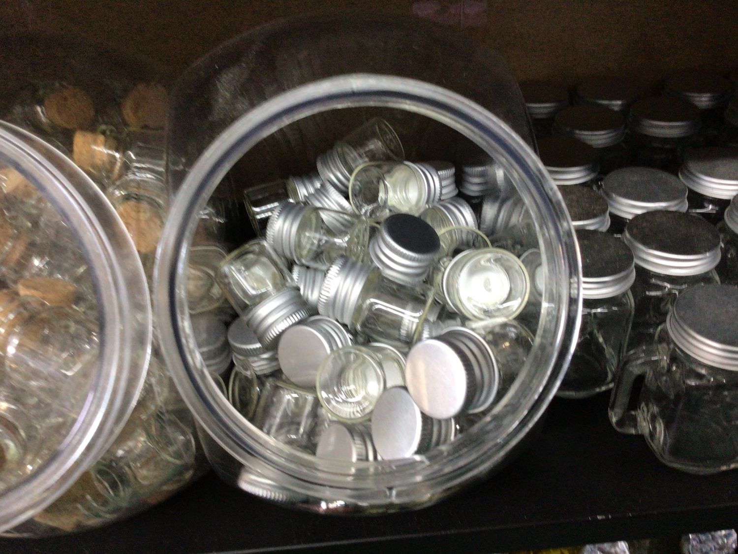 Jars with screw lids