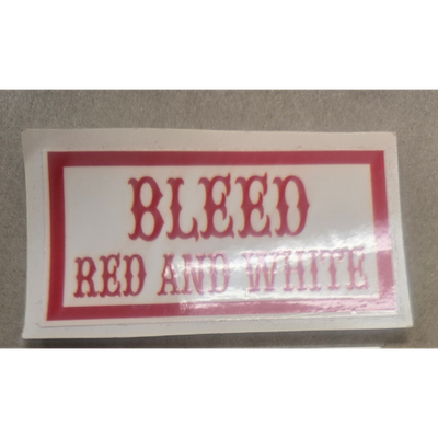 Bleed Red White Bleed Red White