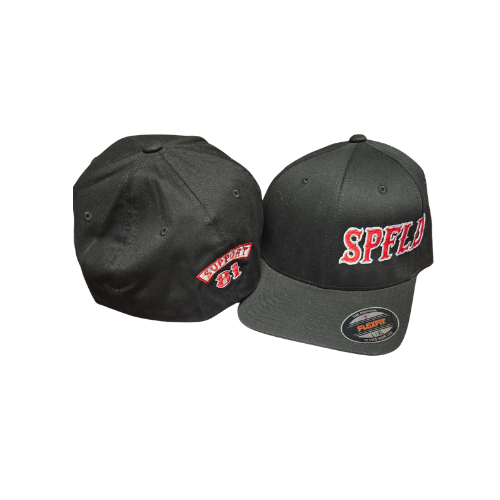 Embroided Fitted (Black)