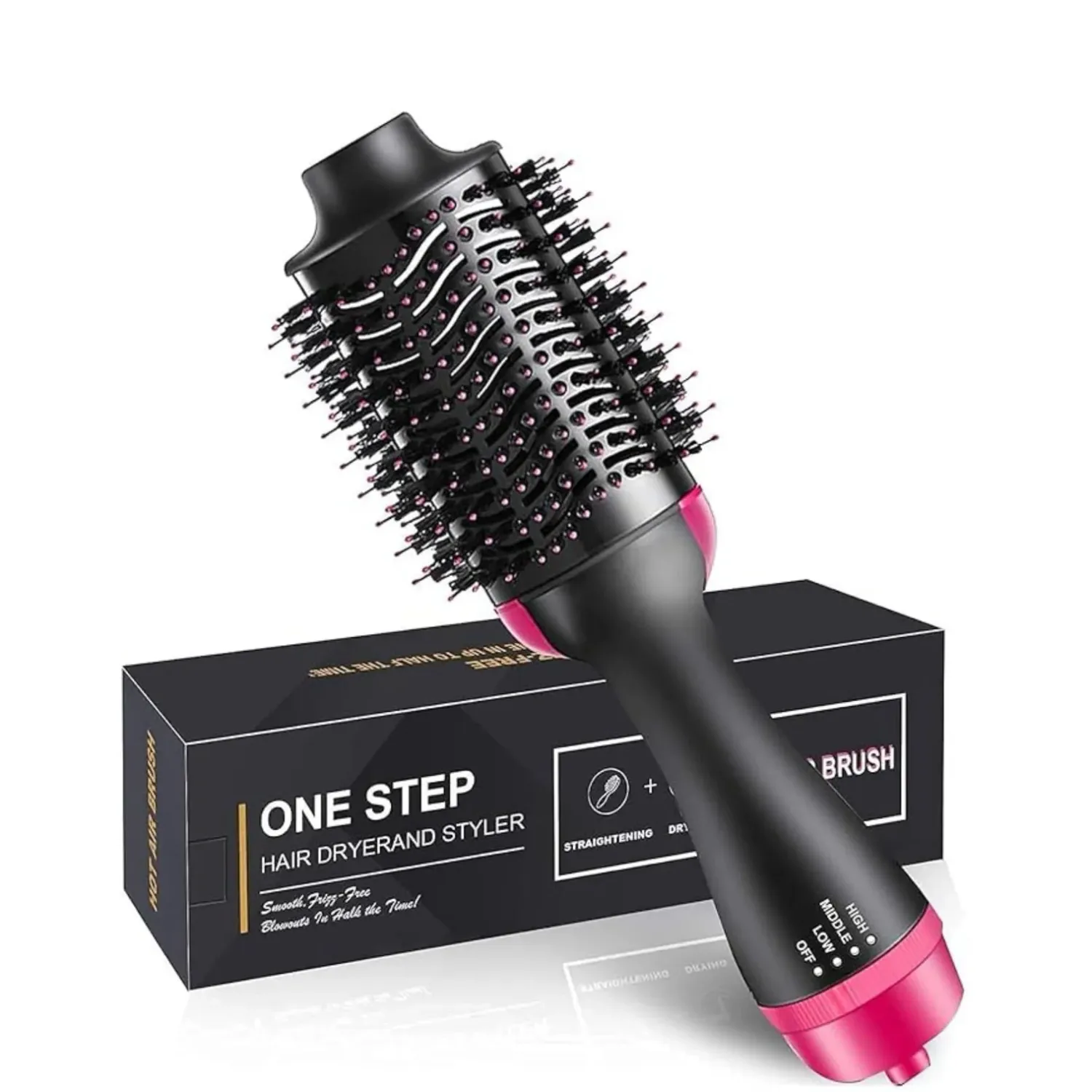 One Step Hot Air Brush 3 in 1 Hair Dryer And Styler Volumizer