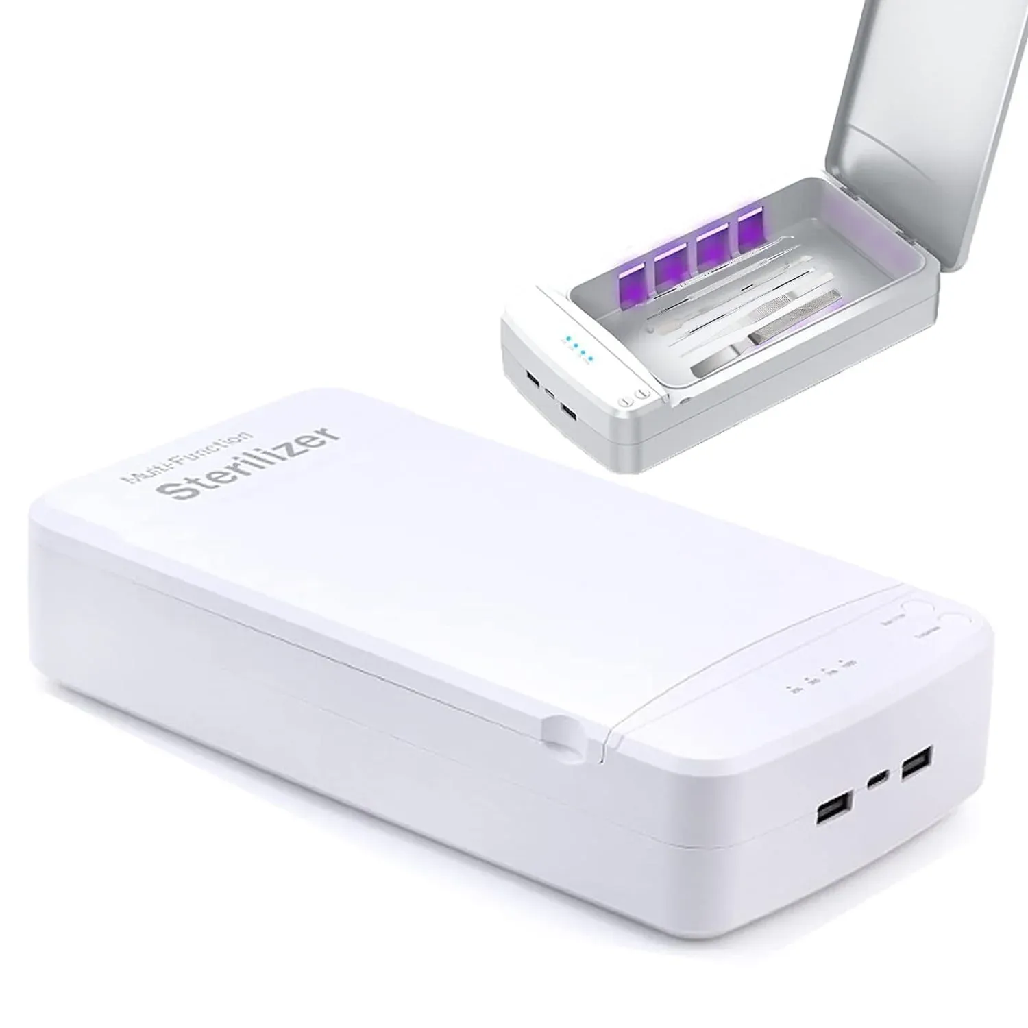 Nail Tool Sterilizer with Blue Light