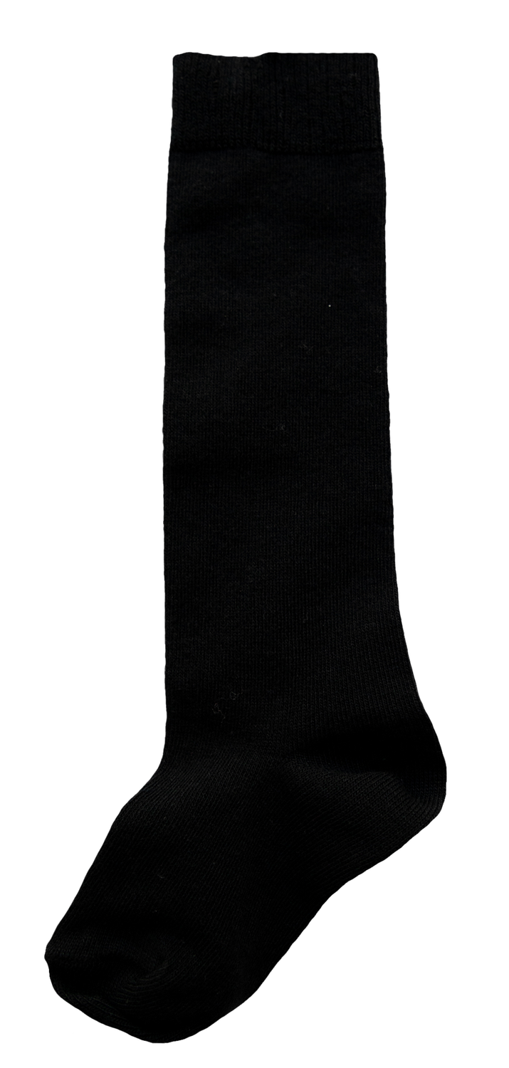 Socks - Junior Girls Black Knee High (Single pack)