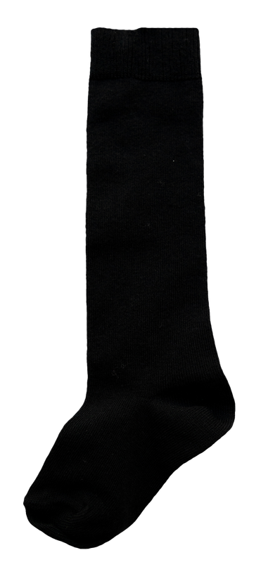 Socks - Junior Girls Black Knee High (Single pack)