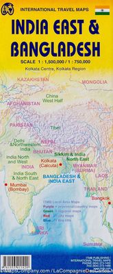 Bangladesh &amp; India East Map · ITMB