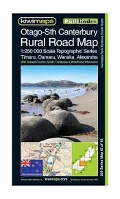 Otago-Sth Canterbury Rural Road Map (KIWIM)