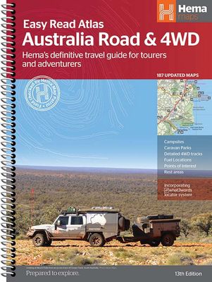 Australia Road &amp; 4WD Easy Read Atlas A3