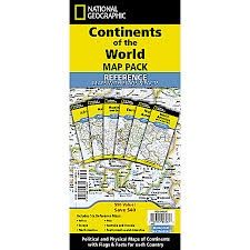 Continents of the World pack (folded)