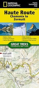Haute Route: Chamonix to Zermatt (Topographic Map Guide 4001)