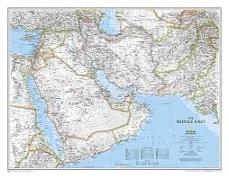 Middle East Wall Map · Nat Geo