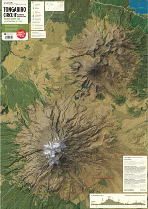 Tongariro Northern Circuit Folded Map