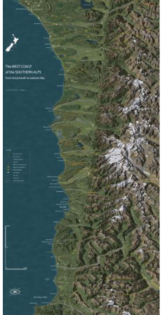 Westland (Greymouth to Jacksons Bay) Poster