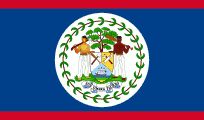 Belize Desk Flag