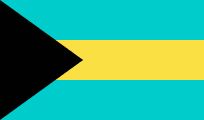 Bahamas Desk Flag