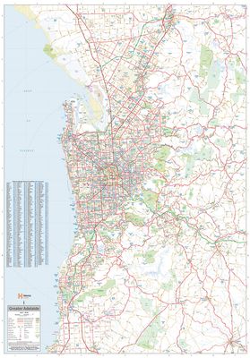 Adelaide &amp; Region Map · Hema