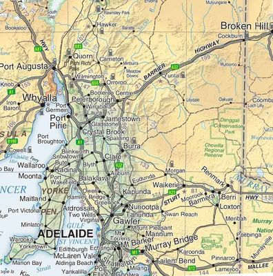 Australia Road &amp; Terrain Folded | Hema