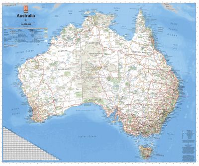 Australia Handy Map · Hema