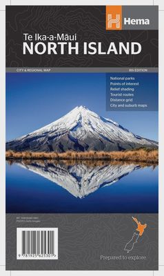 North Island Map · Hema