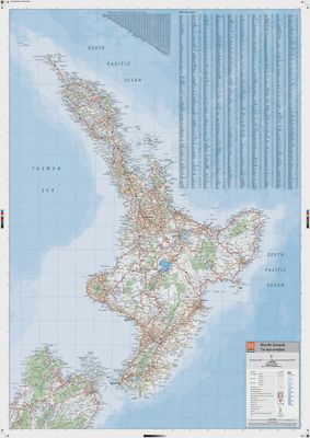 North Island Map · Hema