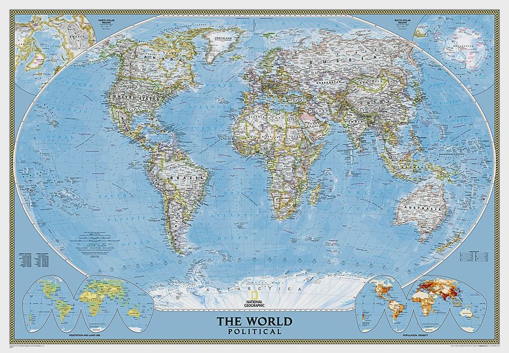 Mural World Classic Map