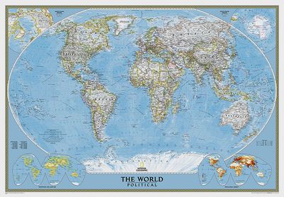 Mural World Classic Map