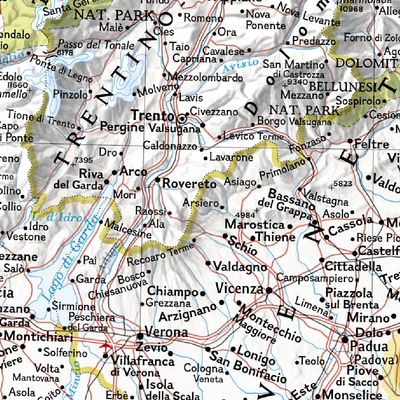 Italy Wall Map · Nat Geo